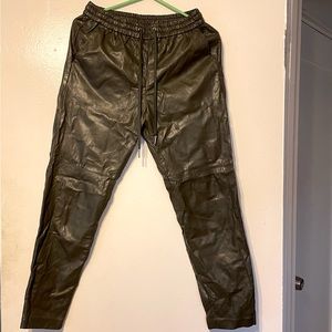 H&M Faux Leather Pants - Size XS